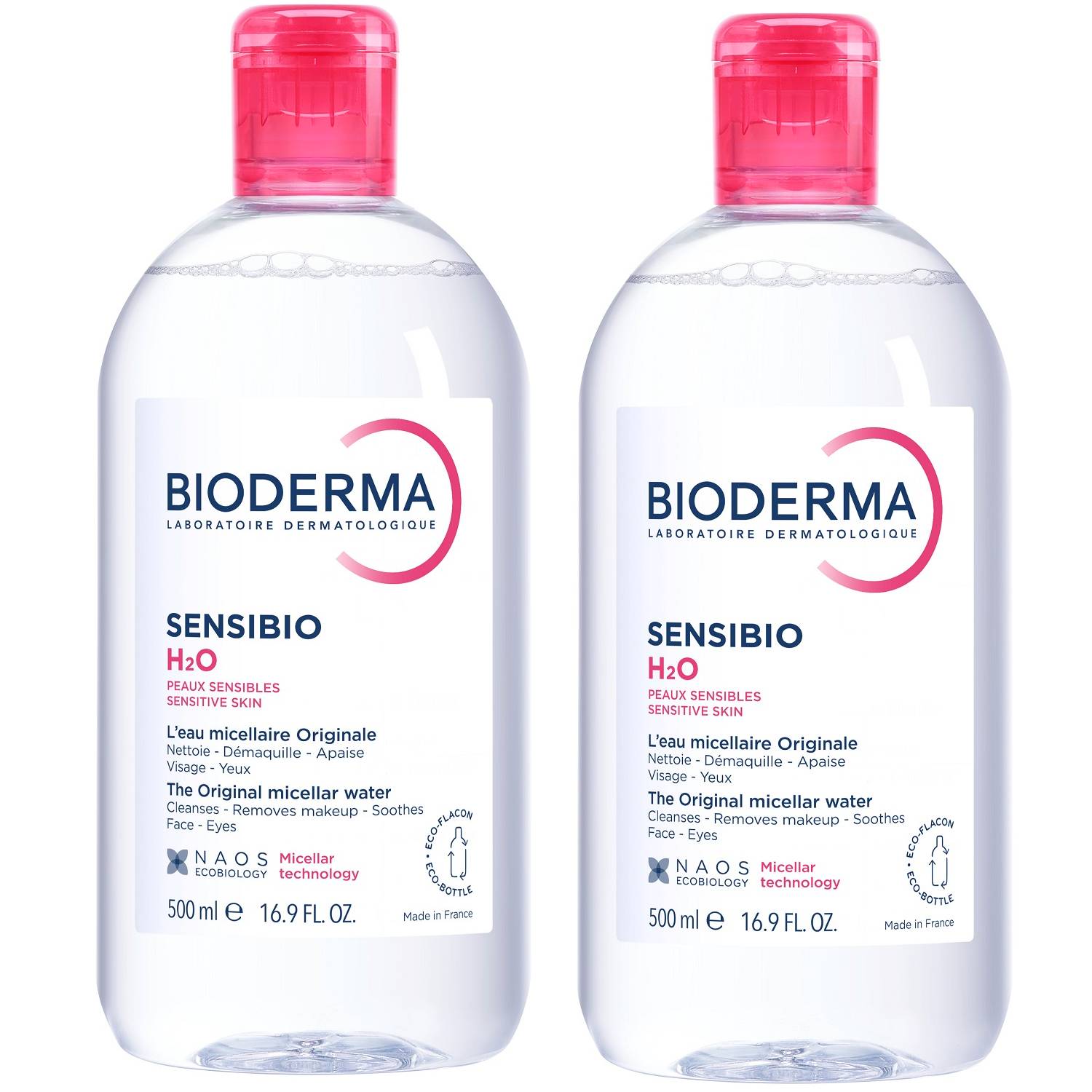 Набор: Мицеллярная вода H2O, 2х500 мл