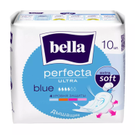Ультратонкие прокладки Perfecta Ultra Blue, 10 шт