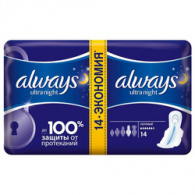 Always Ultra Night Duo - Прокладки гигиенические, 14 шт Always Ultra Night Duo - Прокладки гигиенические, 14 шт