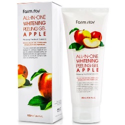 FarmStay All-In-One Whitening Peeling Gel Apple - Пилинг-гель с экстрактом яблока, 180 мл