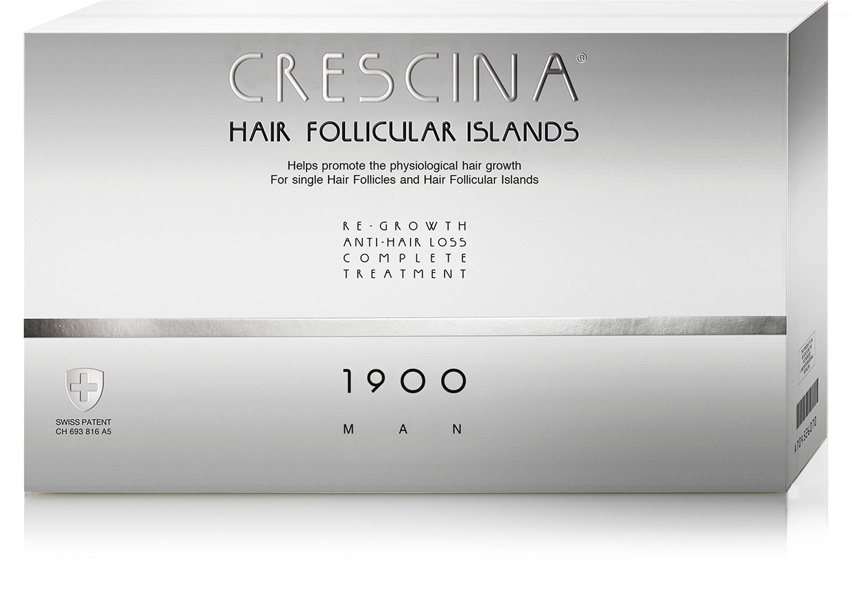 Комплекс для мужчин Follicular Islands 1900 (лосьон для стимуляции роста волос №10 + лосьон против выпадения волос №10)