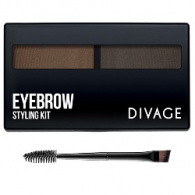 Divage Eyebrow Styling - Набор для моделирования формы бровей № 02, светло-коричневый Divage Eyebrow Styling - Набор для моделирования формы бровей № 02, светло-коричневый