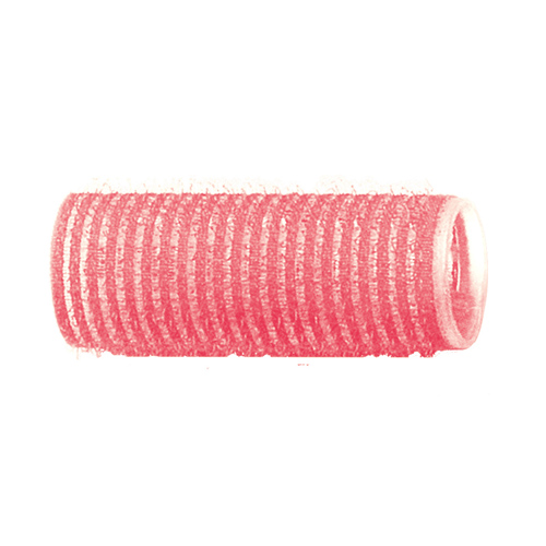 Бигуди-липучки розовые, 24 мм 12 шт