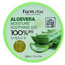 FarmStay Soothing Gel Aloe Vera - Многофункциональный смягчающий гель с экстрактом Алое Вера, 300 г