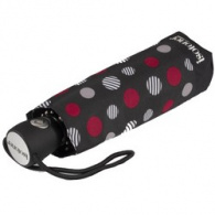 Isotoner Ultra Slim Pois Rayes - Зонт автоматический, суперкомпактный 4 сложения, Полосатый горох Isotoner Ultra Slim Pois Rayes - Зонт автоматический, суперкомпактный 4 сложения, Полосатый горох
