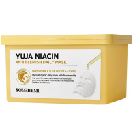 Осветляющая тканевая маска с экстрактом юдзу и ниацинамидом Anti-Blemish Daily Mask, 30 шт