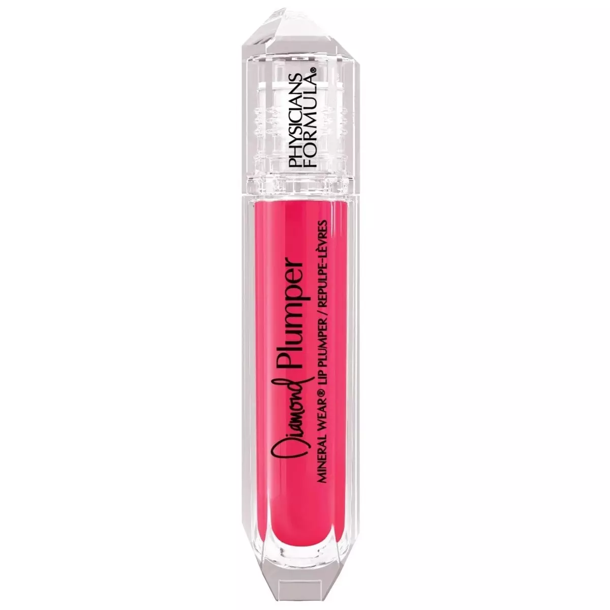 Блеск для губ, увеличивающий объем Diamond Glow Lip Plumper, тон: сияющий розовый, 5 мл