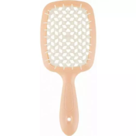 Щетка Superbrush с закругленными зубчиками персиково-белая, 20,3 х 8,5 х 3,1 см