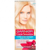 Garnier Color Sensation - Краска для волос, тон 101, Платиновый блонд, 110 мл