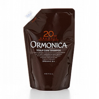 Ormonica - Органический шампунь для ухода за волосами и кожей головы, запасной блок, 400 мл Ormonica - Органический шампунь для ухода за волосами и кожей головы, запасной блок, 400 мл