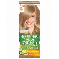 Garnier Color Naturals - Краска для волос, тон 8.1, Песчаный берег, 110 мл