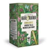 Heath and Heather - Чай Зеленый с марокканской мятой Органик, 20 пакетов в индивидуальной упаковке Heath and Heather - Чай Зеленый с марокканской мятой Органик, 20 пакетов в индивидуальной упаковке
