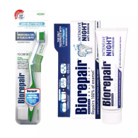 Набор для ночного восстановления зубов: Зубная паста, 75 мл + Зубная щетка