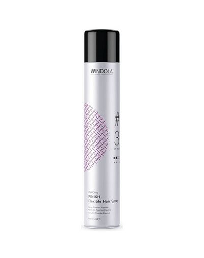 Indola Professional Innova Finish Flexible Hair Spray - Лак для волос мягкой фиксации, 500 мл Indola Professional Innova Finish Flexible Hair Spray - Лак для волос мягкой фиксации, 500 мл