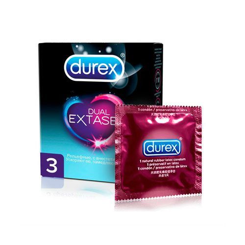 Презервативы Dual Extase №3