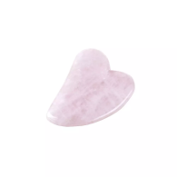 Скребок гуаша (сердце) розовый кварц 1 шт