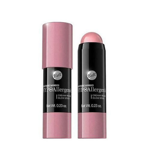 Bell Hypoallergenic Creamy Rouge Glow Stick - Румяна в виде карандаша, гипоаллергенные, тон 01, розовый, 19 мл Bell Hypoallergenic Creamy Rouge Glow Stick - Румяна в виде карандаша, гипоаллергенные, тон 01, розовый, 19 мл