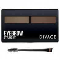 Divage Eyebrow Styling - Набор для моделирования формы бровей № 01, коричневый Divage Eyebrow Styling - Набор для моделирования формы бровей № 01, коричневый