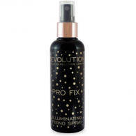 Makeup Revolution Illuminating Fixing Spray - Спрей для фиксации макияжа, 100 мл Makeup Revolution Illuminating Fixing Spray - Спрей для фиксации макияжа, 100 мл