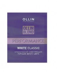 Ollin Professional Blond White Classic - Классический осветляющий порошок белого цвета 30 гр