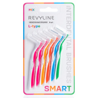 Межзубные ершики Smart L-type Mix, 6 шт