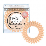 Invisibobble Power To Be Or Nude To Be - Резинка-браслет для волос с подвесом, цвет бежевый, 3 шт