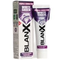Отбеливающая зубная паста White Shock с фиолетовым корректором цвета, 75 мл