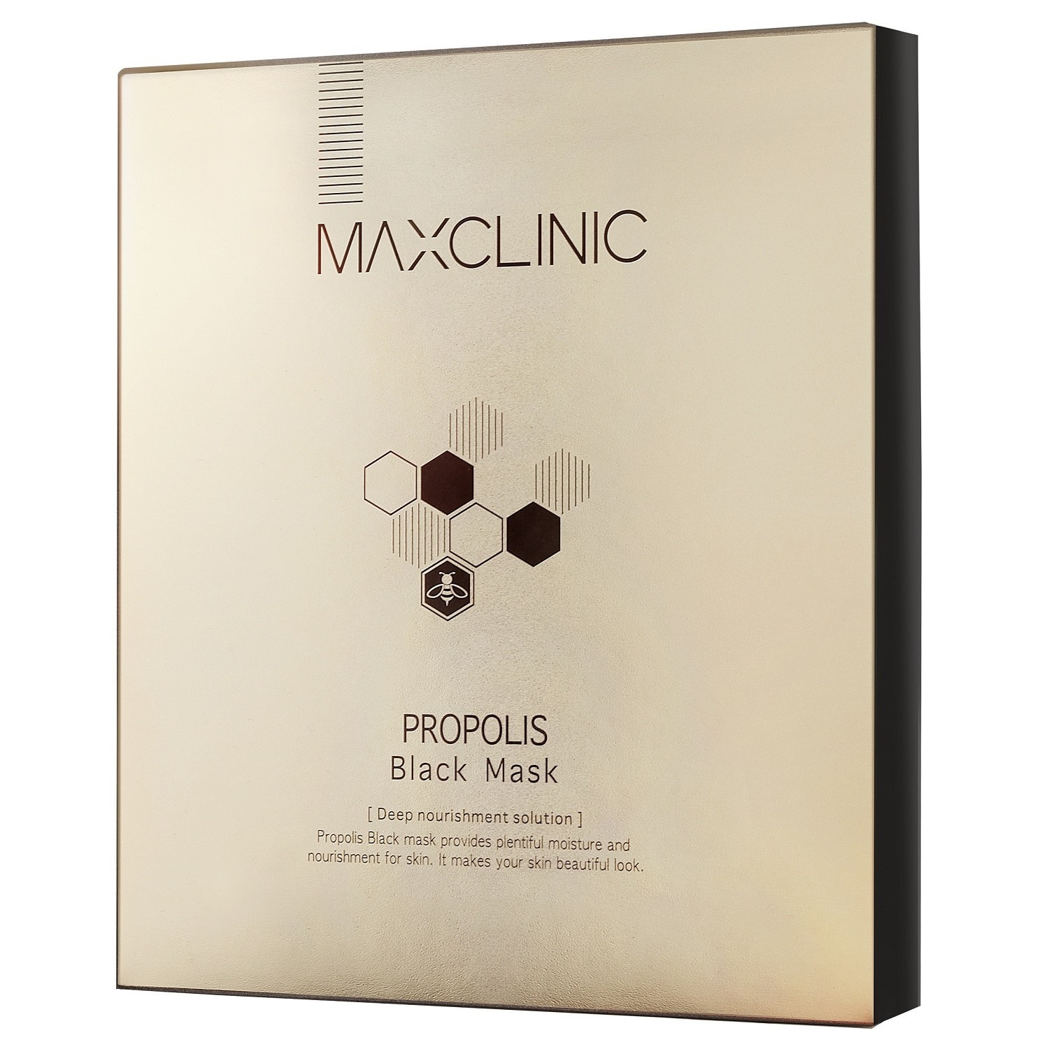 Черная маска с прополисом для питания и эластичности кожи лица Propolis Black Mask, 4 х 20 мл