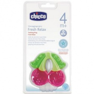 Chicco Fresh Relax - Прорезыватель с 4-х месяцев, Вишня, охлаждающий Chicco Fresh Relax - Прорезыватель с 4-х месяцев, Вишня, охлаждающий