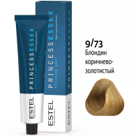 Крем-краска для волос Princess Essex, 9/73 Блондин бежево-золотистый/имбирь, 60 мл