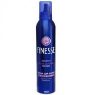 Finesse Styling Mousse Extra Control - Пенка для укладки волос сильной фиксации, 300 мл