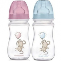 Canpol PP EasyStart Little Cuti - Бутылочка с широким горлышком антиколиковая 3+, 240 мл Canpol PP EasyStart Little Cuti - Бутылочка с широким горлышком антиколиковая 3+, 240 мл