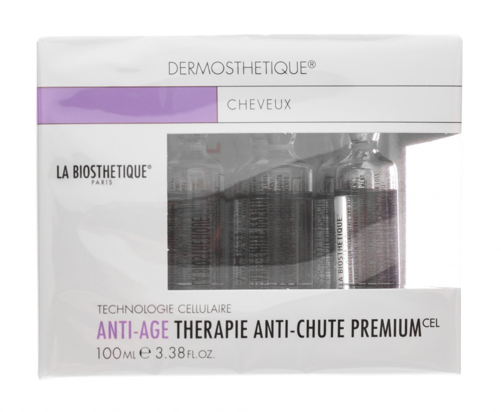 Клеточно-активный интенсивный уход против выпадения и истончения волос Therapie Anti-Chute Premium, 10 ампул