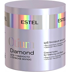 Шёлковая маска для гладкости и блеска волос Otium Diamond 300 мл
