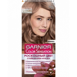 Garnier Color Sensation - Краска для волос, тон 7.12, Жемчужно пепельный темно-русый, 110 мл