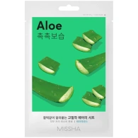 Тканевая увлажняющая маска с экстрактом алоэ для сухой кожи лица, 19 г