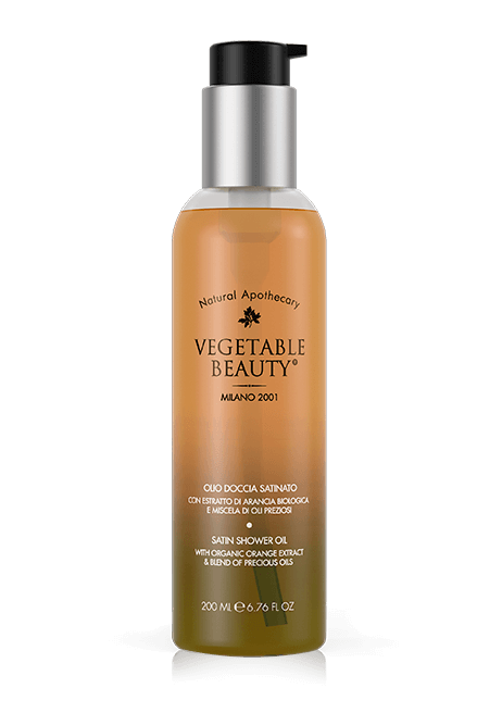 VEGETABLE BEAUTY сатиновое масло для душа с органическим экстрактом сицилийского апельсина и комплексом драгоценных масел 200 мл VEGETABLE BEAUTY сатиновое масло для душа с органическим экстрактом сицилийского апельсина и комплексом драгоценных масел 200 мл