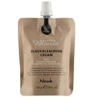 Чёрный осветляющий крем Black Bleaching Cream с маслами черники и арганы, 250 г