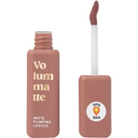 Устойчивая жидкая матовая помада для губ с плампинг-эффектом Volummatte, 02 нюдовый