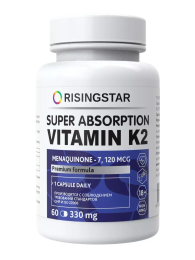 Витамин К2 (менахинон-7) 330 мг, 60 капсул