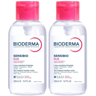 Мицеллярная вода для чувствительной кожи H20 с помпой, 2 х 500 мл