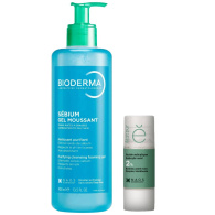 Набор для жирной и комбинированной кожи лица "Мягкое очищение и уход"