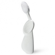 Radius Toothbrush Scuba - Зубная щетка мягкая с резиновой ручкой для левшей, белая Radius Toothbrush Scuba - Зубная щетка мягкая с резиновой ручкой для левшей, белая