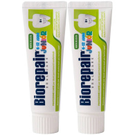 Набор Junior Mint Детская зубная паста с витамином Е и ароматом сладкой мяты 75 мл*2 штуки