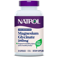 Магний глицинат Magnesium Glycinate 240 мг, 30 капсул