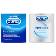 Набор презервативов: Extra Safe 3 шт +  Invisible 3 шт