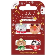 Мини заколки-крабики для волос детские Sparkle in a Cup, 4 шт