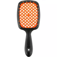 Щетка Superbrush с закругленными зубчиками черно-оранжевая, 20,3 х 8,5 х 3,1 см