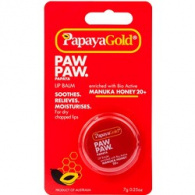 Papaya Gold Paw Paw Papaya Lip Balm - Бальзам для губ с медом манука в баночке, 7 г Papaya Gold Paw Paw Papaya Lip Balm - Бальзам для губ с медом манука в баночке, 7 г