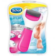 Scholl Velvet Smooth - Электрическая роликовая пилка для удаления огрубевшей кожи стоп, экстра жесткая, розовая Scholl Velvet Smooth - Электрическая роликовая пилка для удаления огрубевшей кожи стоп, экстра жесткая, розовая